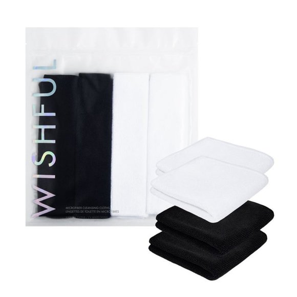 Wishful by Huda Beauty - Microfiber Cleansing Cloth Quad (4 x cloths) - Picture 1 of 3